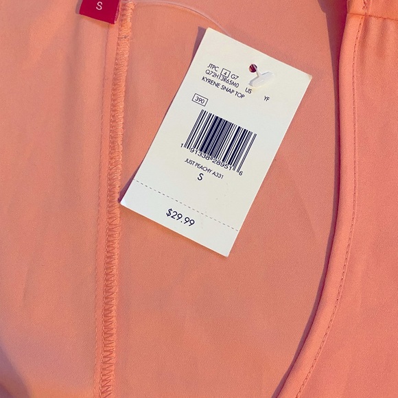 Guess Factory Women’s Kyrene Top - Just Peachy - Size Small - Picture 6 of 8